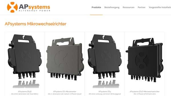 APsystems Mikro Wechselrichter.CzPz GCb
