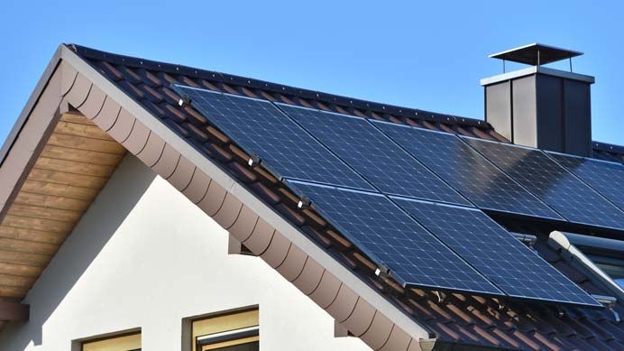 Eine Typische Photovoltaikanlage.Smu FUye