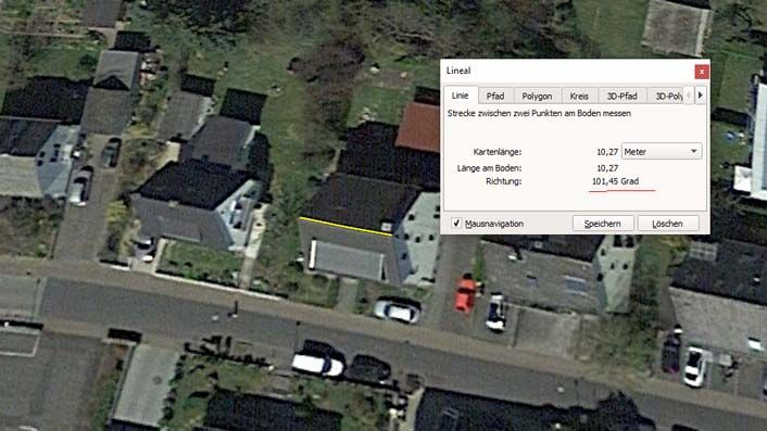 Goolgle Earth Dachausrichtung.Bqh577g7