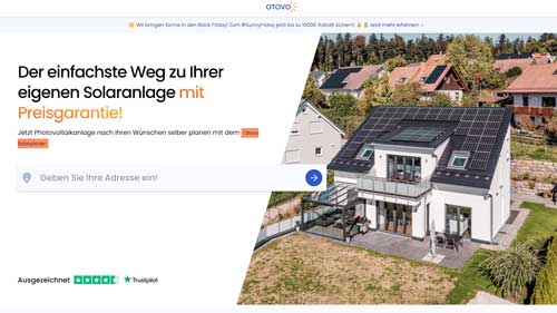 Otovo – vorhandenes Unternehmensmotiv