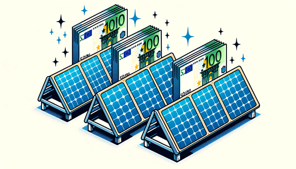 Illustration zu den Kosten von Solarmodulen