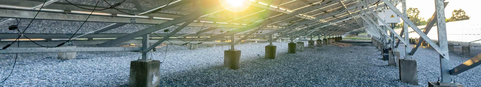 Unterkonstruktion Photovoltaik Solarfeld.CNVt FVe