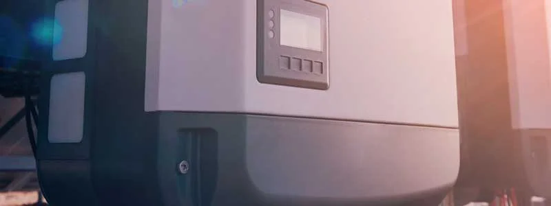 Wechselrichter an einer Solaranlage als Symbolbild für den Herstellervergleich